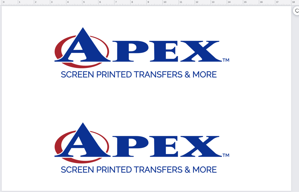 11x11 Inch Gang Sheet example