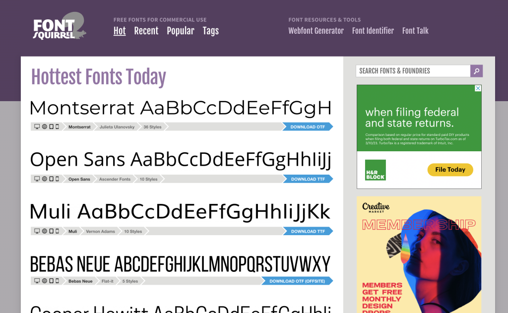 Font Squirrel